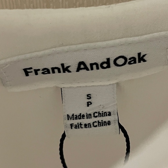 Frank and Oak White Embroidered Cami Tiered Midi Dress SZ Small - Picture 7 of 14